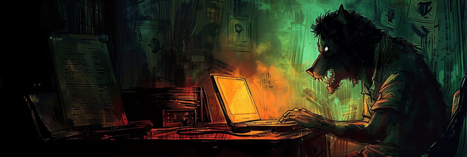 5 Key Strategies for Therapy Website Design - The Wolfman is searching online for a therapist