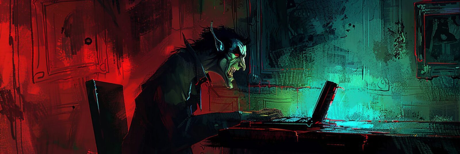 5 Key Strategies for Therapy Website Design - Dracula is searching online for a therapist that has openings in the late evening.